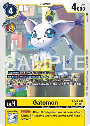 Gatomon (BT24-035) - [Time Stranger] - Trinity Hobby
