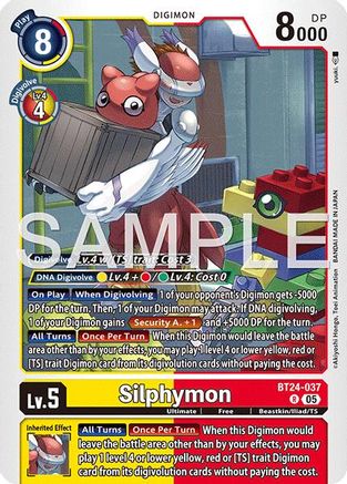 Silphymon (BT24-037) - [Time Stranger] Foil - Trinity Hobby