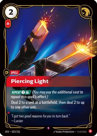 Piercing Light (023/221) - Spiritforged Foil - Trinity Hobby