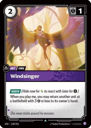Windsinger (138/221) - Spiritforged Foil - Trinity Hobby