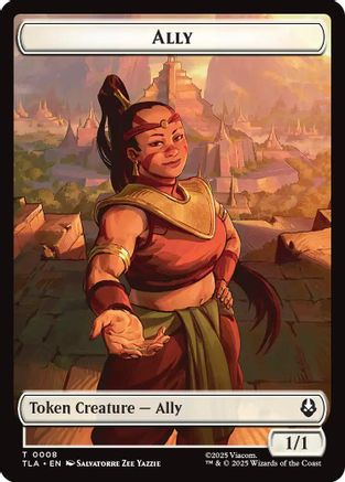 Ally (0008) // Soldier (0002) Double-Sided Token  (TLA-8 // 2) - [Avatar: The Last Airbender] - Trinity Hobby