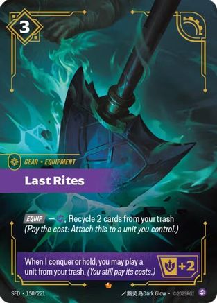 Last Rites (150/221) - Spiritforged Foil - Trinity Hobby