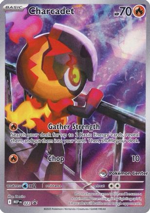 Charcadet (Pokemon Center Exclusive) - (022) Holofoil [ME Mega Evolution Promo] - Trinity Hobby