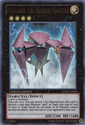 Number 16: Shock Master [JUMP-EN060] Ultra Rare - Trinity Hobby