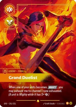 Fiora - Grand Duelist (Overnumbered) (251/221) - Spiritforged Foil - Trinity Hobby