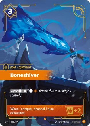 Boneshiver (118/221) - Spiritforged Foil - Trinity Hobby