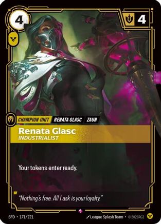 Renata Glasc - Industrialist (171/221) - Spiritforged Foil - Trinity Hobby