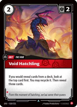 Void Hatchling (018/221) - Spiritforged - Trinity Hobby