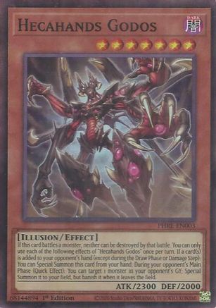 Hecahands Godos (Super Rare) [PHRE-EN003] - Phantom Revenge 1st Edition - Super Rare - Trinity Hobby