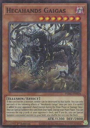 Hecahands Gaigas (Super Rare) [PHRE-EN004] - Phantom Revenge 1st Edition - Super Rare - Trinity Hobby