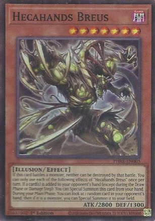 Hecahands Breus (Super Rare) [PHRE-EN005] - Phantom Revenge 1st Edition - Super Rare - Trinity Hobby
