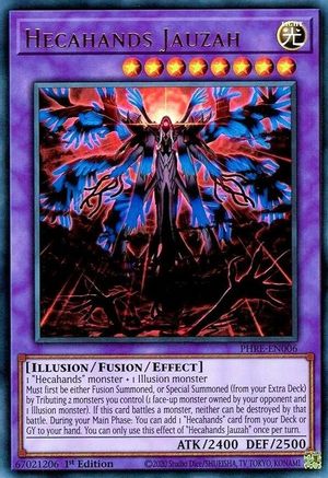 Hecahands Jauzah [PHRE-EN006] - Phantom Revenge 1st Edition - Ultra Rare - Trinity Hobby