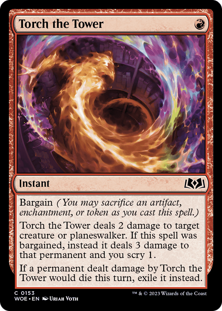Torch the Tower [Wilds of Eldraine] - Trinity Hobby