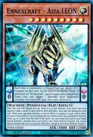 Enneacraft - Aiza.LEON [PHRE-EN020] - Phantom Revenge 1st Edition - Super Rare - Trinity Hobby