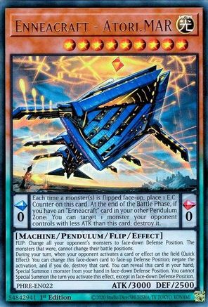 Enneacraft - Atori.MAR [PHRE-EN022] - Phantom Revenge 1st Edition - Ultra Rare - Trinity Hobby