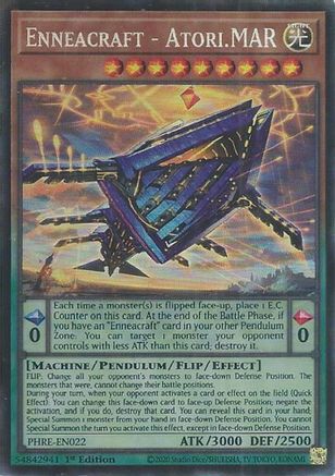 Enneacraft - Atori.MAR (CR) [PHRE-EN022] - Phantom Revenge 1st Edition - Collector's Rare - Trinity Hobby