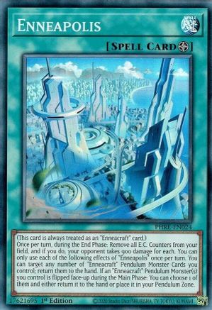Enneapolis [PHRE-EN024] - Phantom Revenge 1st Edition - Super Rare - Trinity Hobby