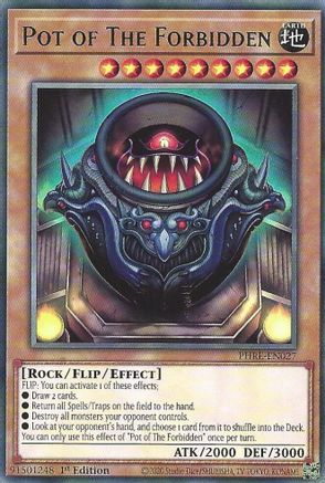 Pot of The Forbidden [PHRE-EN027] - Phantom Revenge 1st Edition - Rare - Trinity Hobby