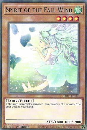Spirit of the Fall Wind [PHRE-EN028] - Phantom Revenge 1st Edition - Rare - Trinity Hobby