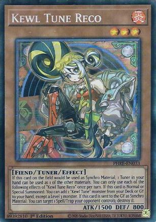 Kewl Tune Reco (CR) [PHRE-EN033] - Phantom Revenge 1st Edition - Collector's Rare - Trinity Hobby