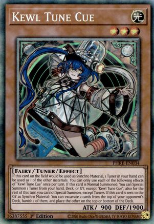 Kewl Tune Cue (CR) [PHRE-EN034] - Phantom Revenge 1st Edition - Collector's Rare - Trinity Hobby