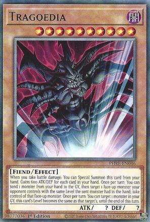 Tragoedia [PHRE-EN046] - Phantom Revenge 1st Edition - Rare - Trinity Hobby