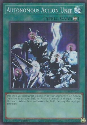 Autonomous Action Unit (Super Rare) [PHRE-EN050] - Phantom Revenge 1st Edition - Super Rare - Trinity Hobby