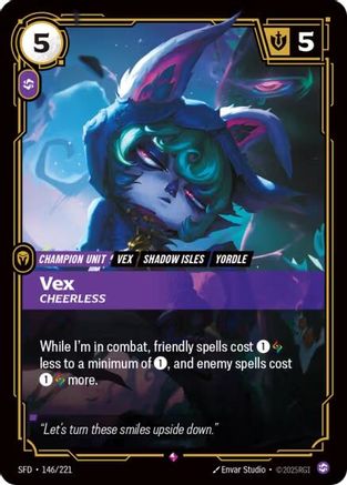 Vex - Cheerless (146/221) - Spiritforged Foil - Trinity Hobby