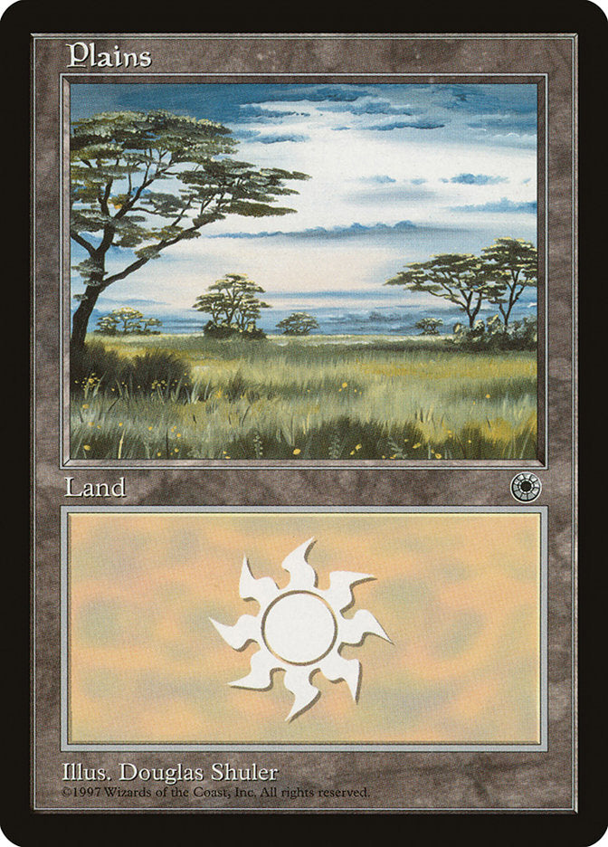 Plains (Yellow Flowers in Grass / Long Dark Cloud in Center) [Portal] - Trinity Hobby