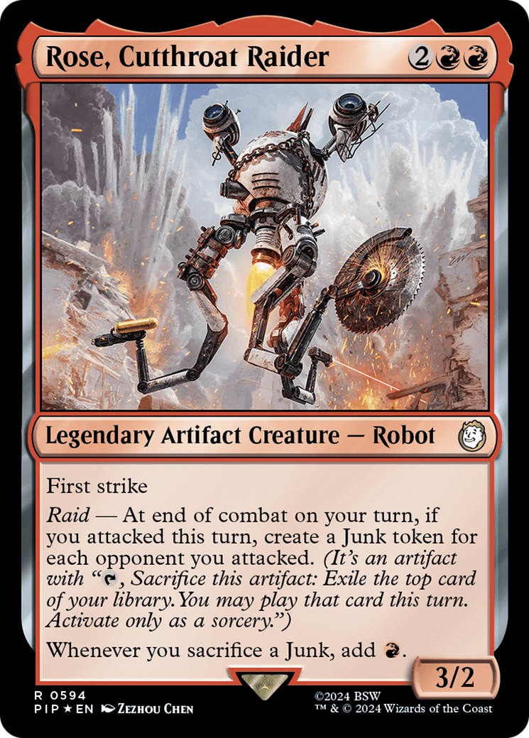 Rose, Cutthroat Raider (Surge Foil) [Fallout] - Trinity Hobby