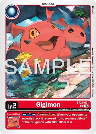 Gigimon (BT24-001) - [Time Stranger] - Trinity Hobby