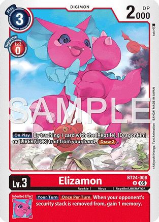 Elizamon (BT24-008) - [Time Stranger] - Trinity Hobby
