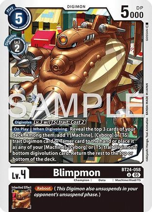 Blimpmon (BT24-058) - [Time Stranger] - Trinity Hobby