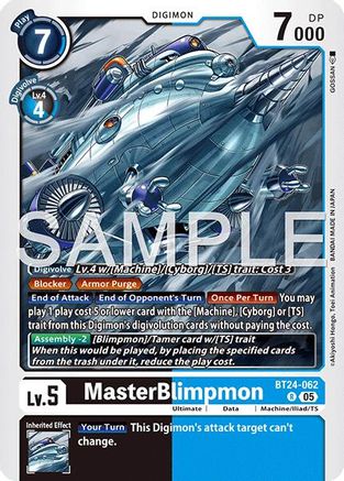 MasterBlimpon (BT24-062) - [Time Stranger] Foil - Trinity Hobby