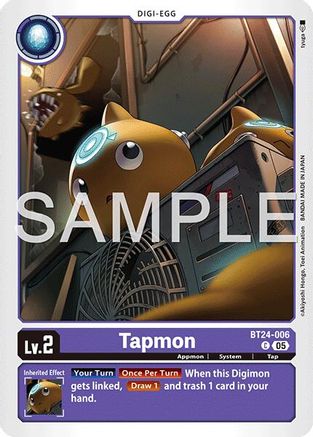 Tapmon (BT24-006) - [Time Stranger] - Trinity Hobby