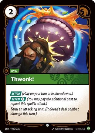Thwonk! (040/221) - Spiritforged Foil - Trinity Hobby