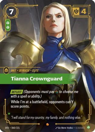 Tianna Crownguard (060/221) - Spiritforged Foil - Trinity Hobby