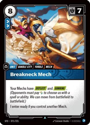 Breakneck Mech (071/221) - Spiritforged Foil - Trinity Hobby