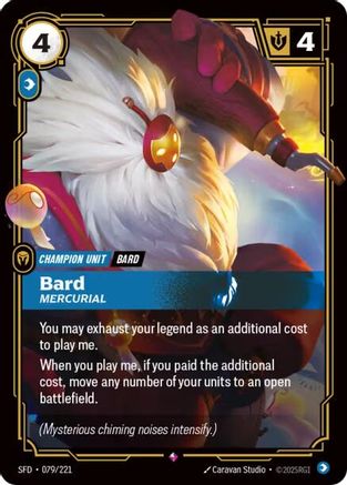 Bard - Mercurial (079/221) - Spiritforged Foil - Trinity Hobby