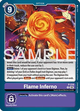 Flame Inferno (Official Store Tournament 2026 Vol. 1) (P-219) - [Digimon Promotion Cards] - Trinity Hobby