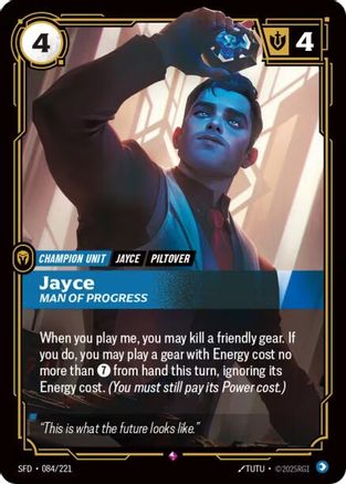 Jayce - Man of Progress (084/221) - Spiritforged Foil - Trinity Hobby