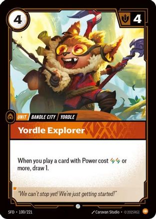 Yordle Explorer (100/221) - Spiritforged Foil - Trinity Hobby