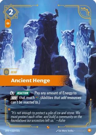Ancient Henge (117/221) - Spiritforged Foil - Trinity Hobby