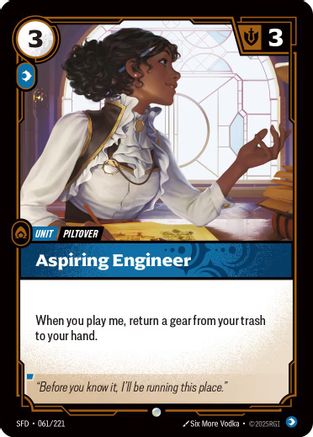 Aspiring Engineer (061/221) - Spiritforged Foil - Trinity Hobby
