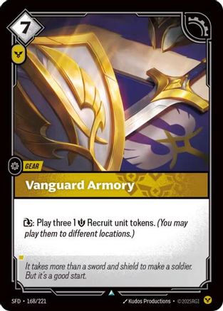 Vanguard Armory (168/221) - Spiritforged Foil - Trinity Hobby