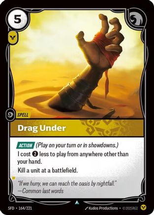 Drag Under (164/221) - Spiritforged Foil - Trinity Hobby