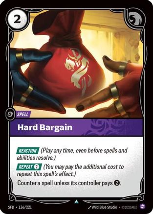 Hard Bargain (136/221) - Spiritforged - Trinity Hobby