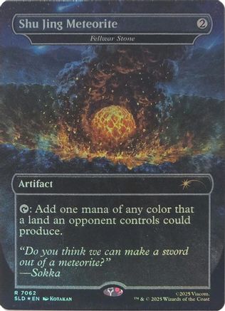 Shu Jing Meteorite - Fellwar Stone (Rainbow Foil)  [Foil]  (SLD-7062) - [Secret Lair Drop Series] - Trinity Hobby