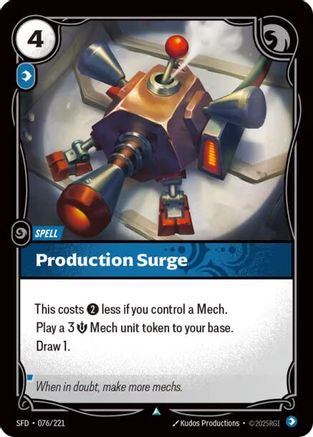 Production Surge (076/221) - Spiritforged Foil - Trinity Hobby