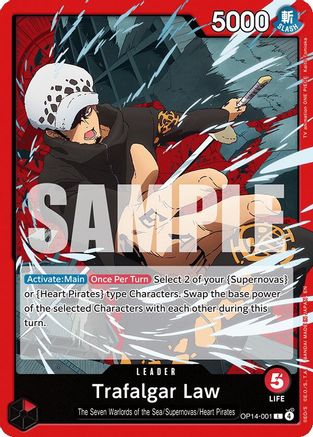 Trafalgar Law (OP14-001) - [The Azure Sea's Seven] - Trinity Hobby